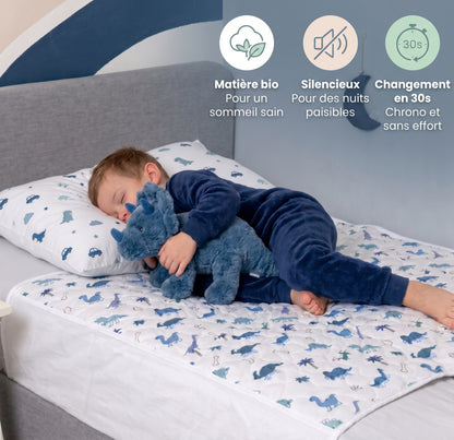 Protège-matelas enfant 100% imperméable et silencieux